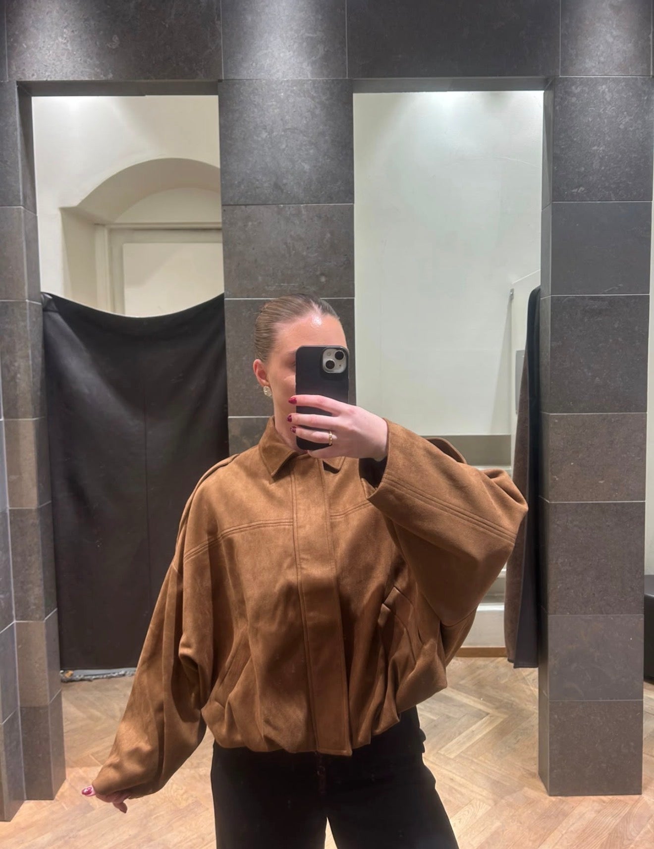 VMHAZEL Bomber Jacket - Cognac